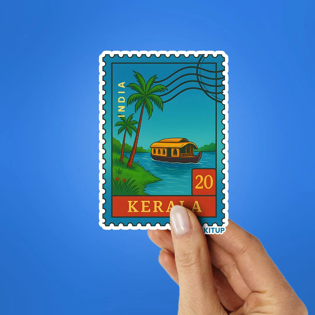 KERALA STAMP Sticker - Image 2