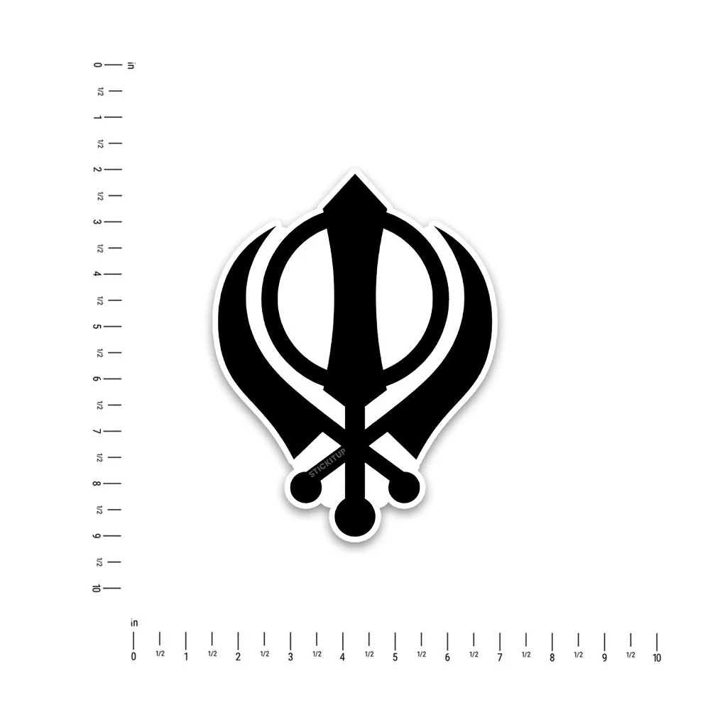 Khanda Bumper Sticker - Image 4