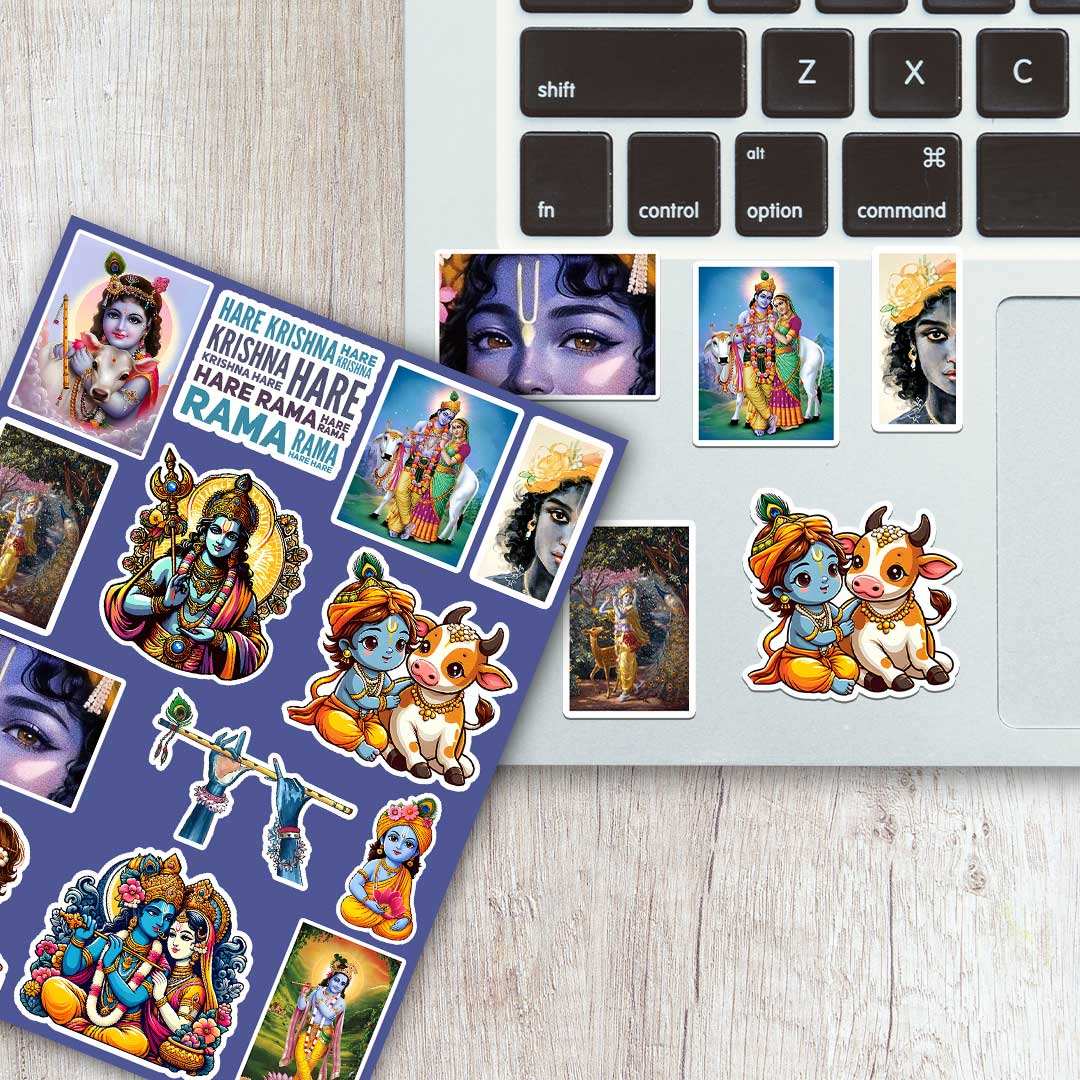 Krishna Mini Sticker Sheet - Image 2
