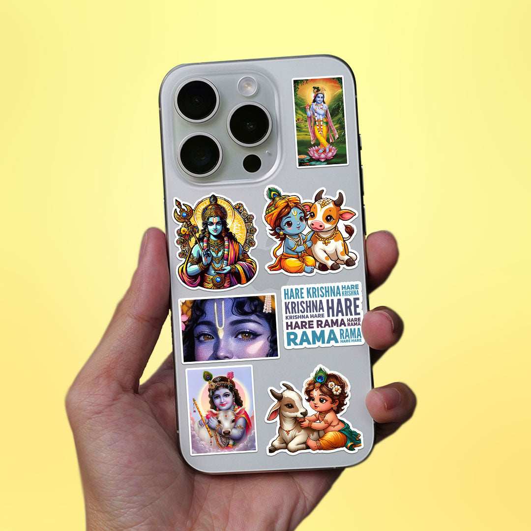 Krishna Mini Sticker Sheet - Image 3