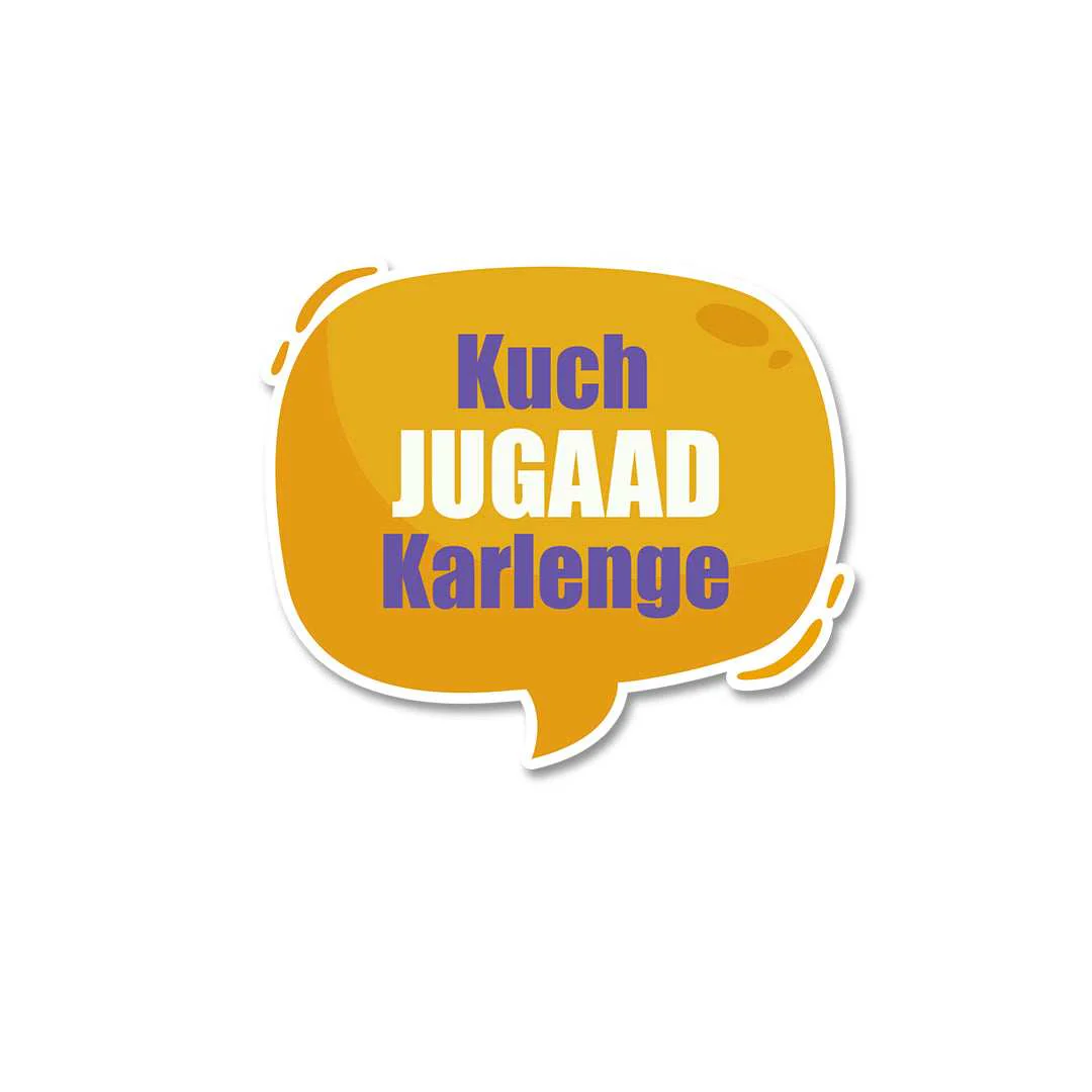 Kuch JUGAAD Karlenge Sticker - Image 2