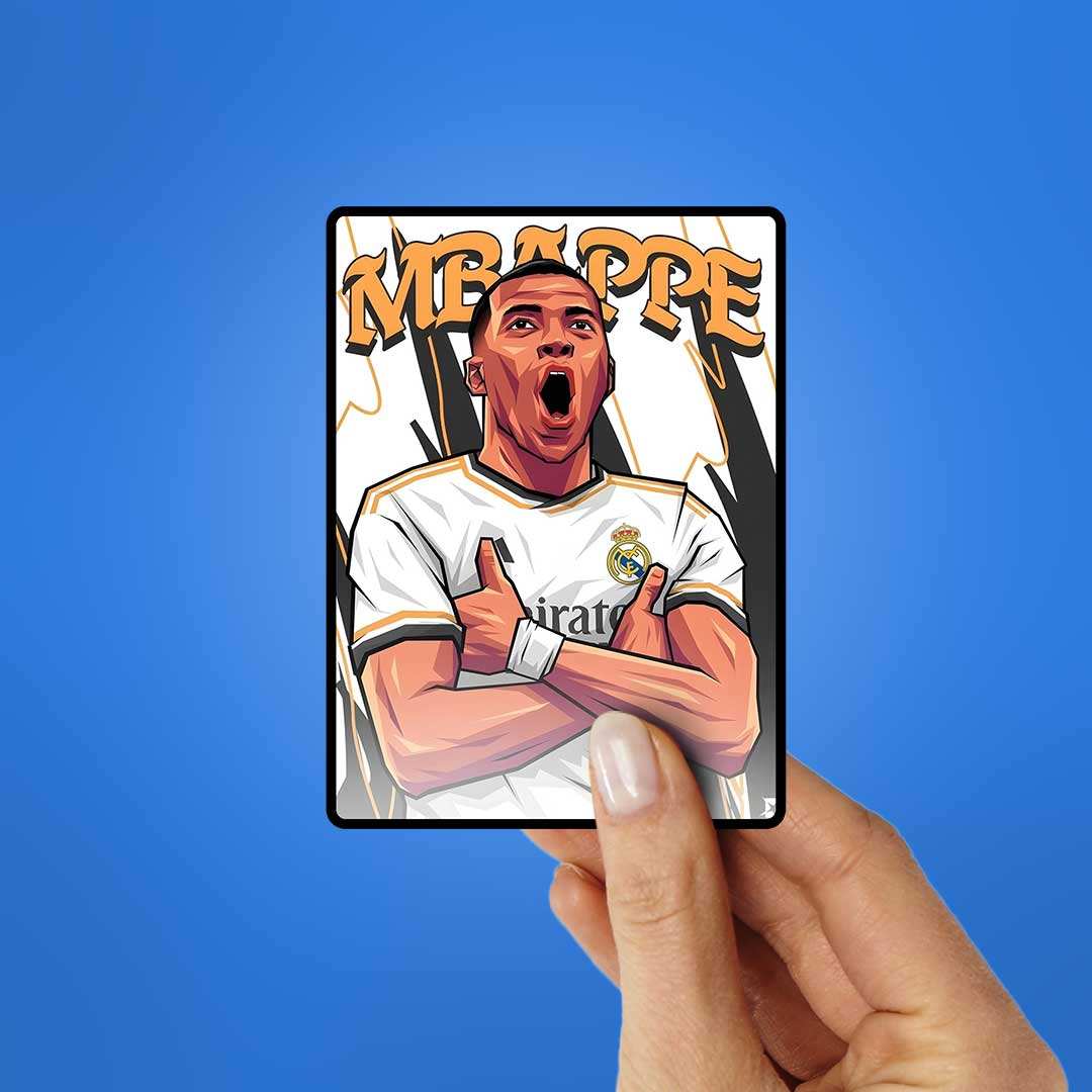 Kylian Mbappé 24 Sticker - Image 2