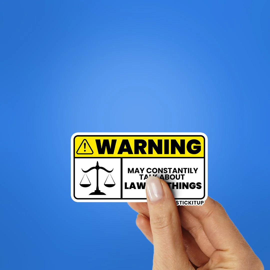 Lawyer Things Sticker - Image 2