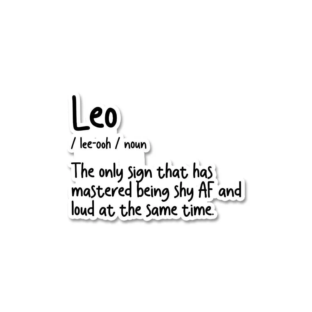 Leo Sticker - Image 2