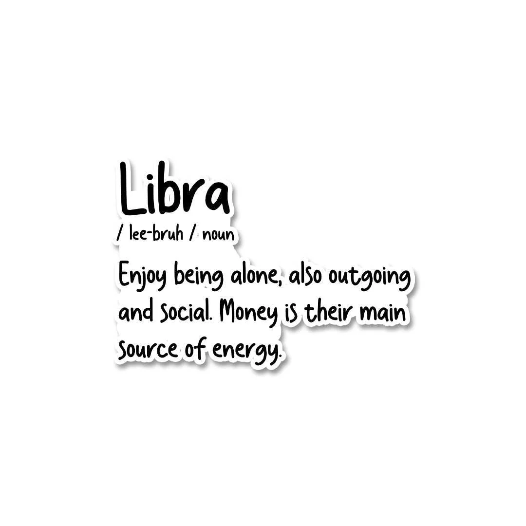 Libra Sticker