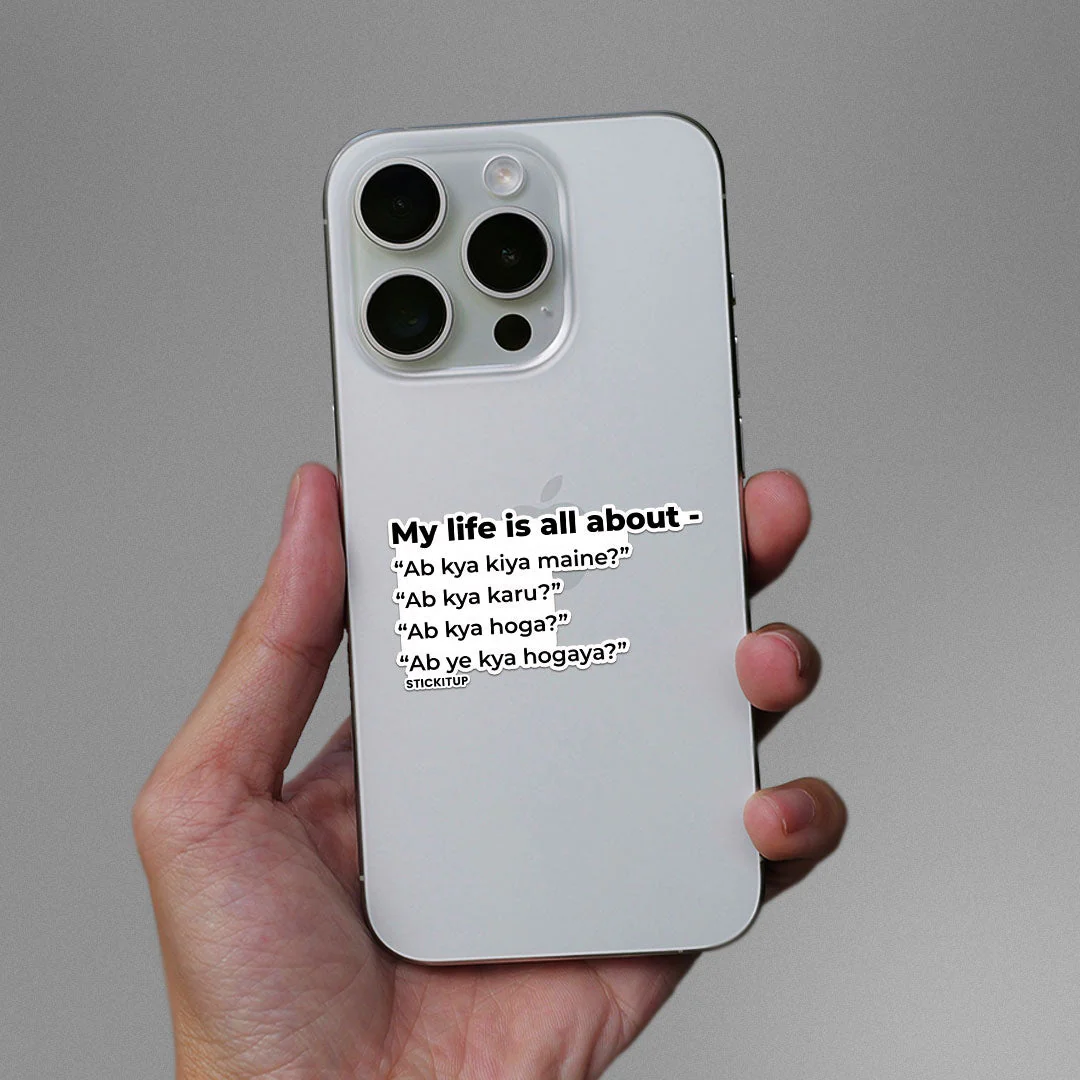 LIFE IS ALL ABOUT Sticker - Image 3