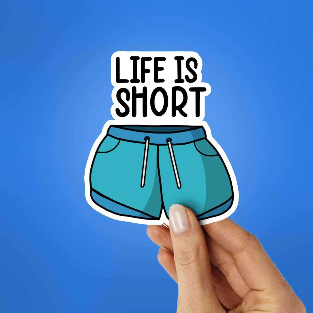 Life is short 1.0 Sticker - Image 2