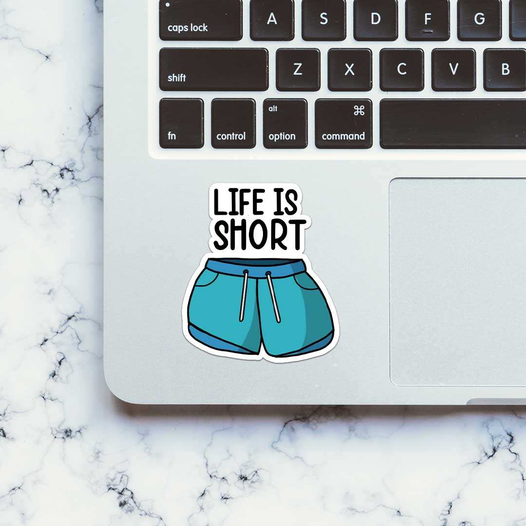 Life is short 1.0 Sticker - Image 4