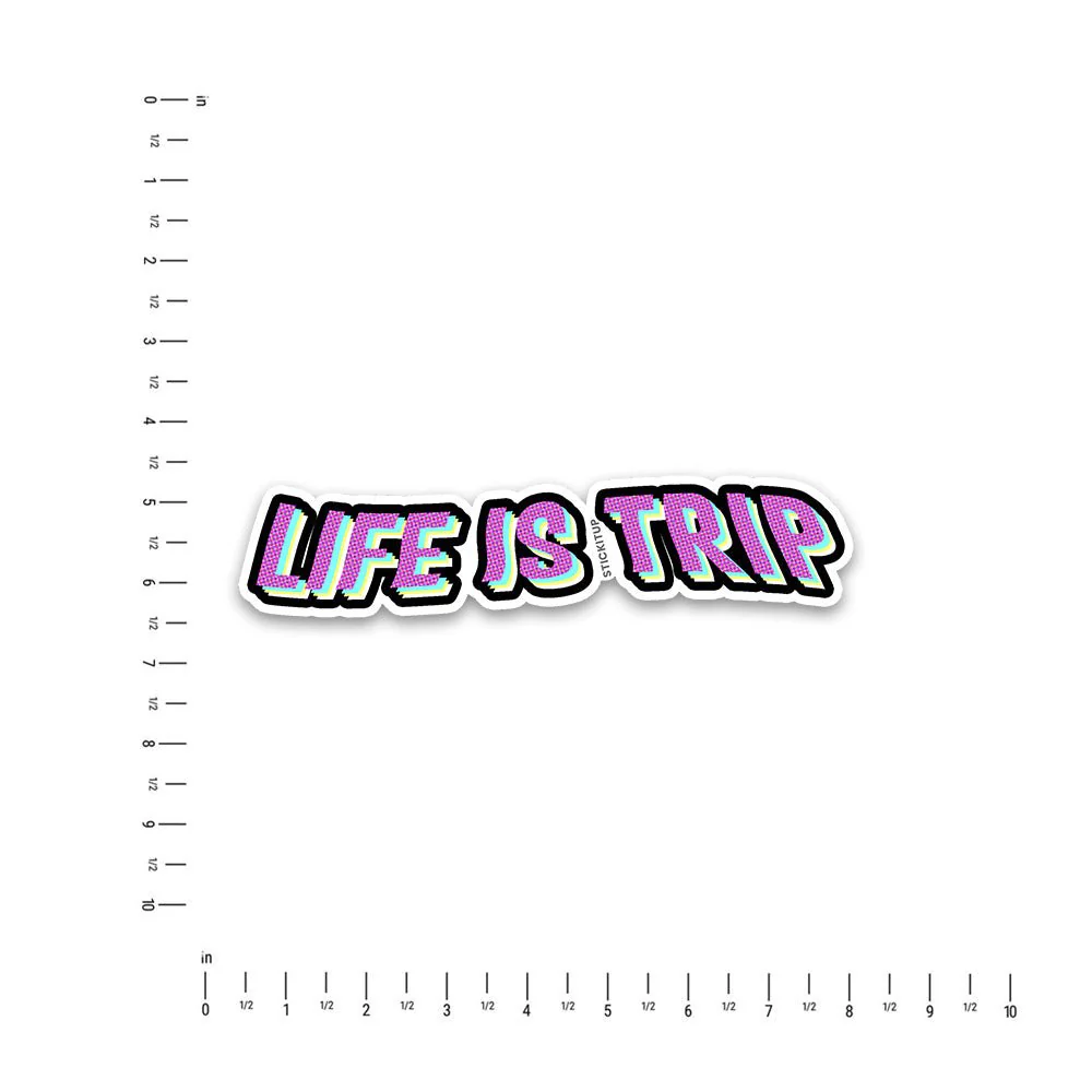 life is trip Bumper Sticker - Image 4