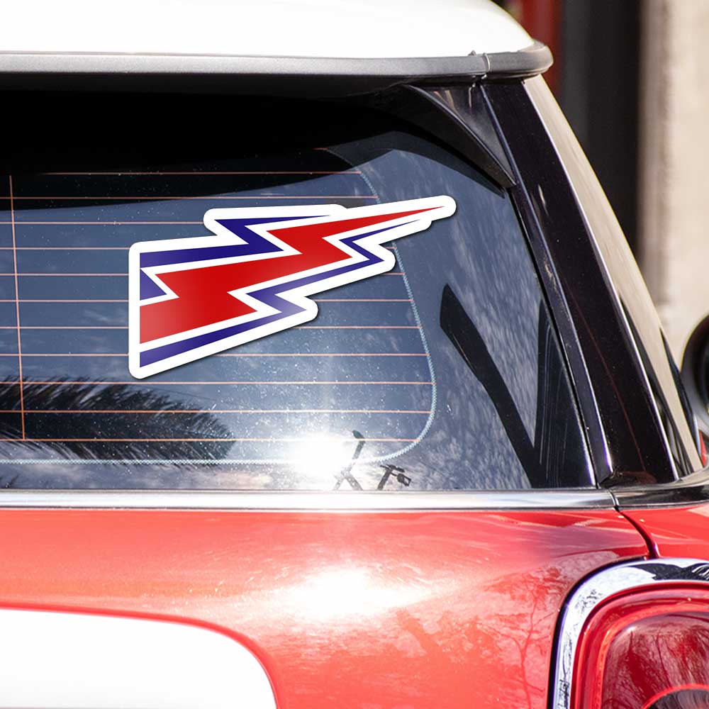 Lightning Bolt Bumper Sticker - Image 3
