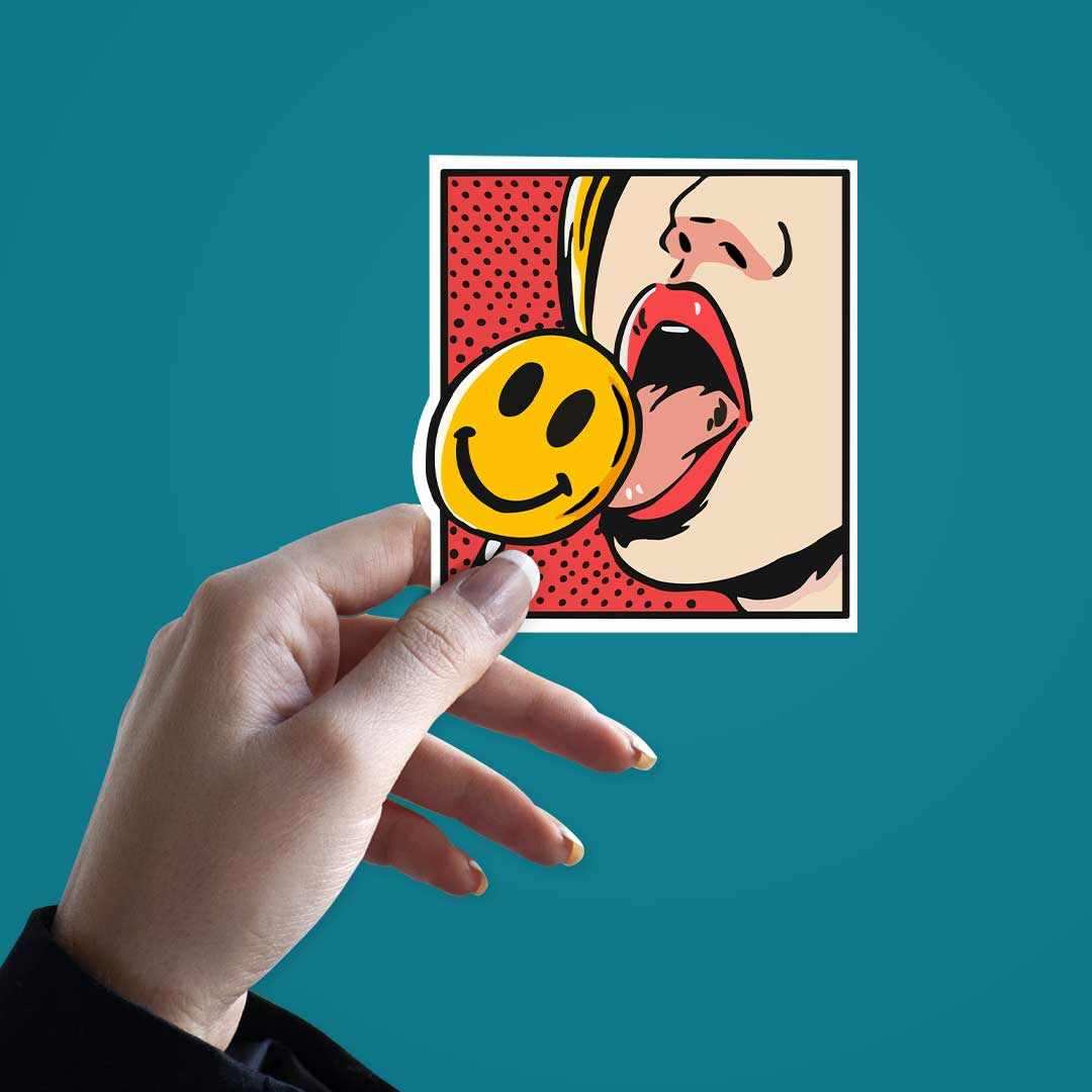 Suckin' too hard on your lollipop Sticker - Image 2