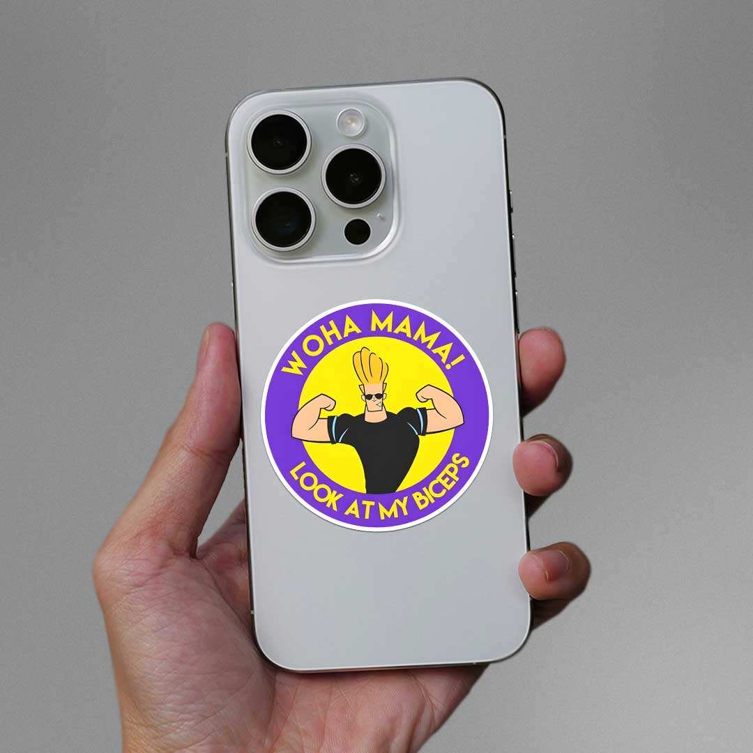 Look At My Biceps Sticker - Image 3