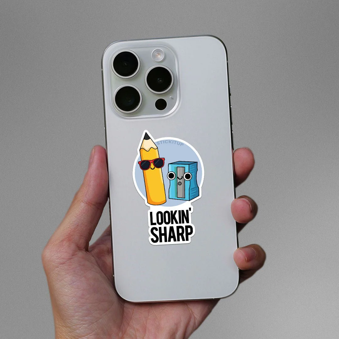 Lookin' Sharp Sticker - Image 3