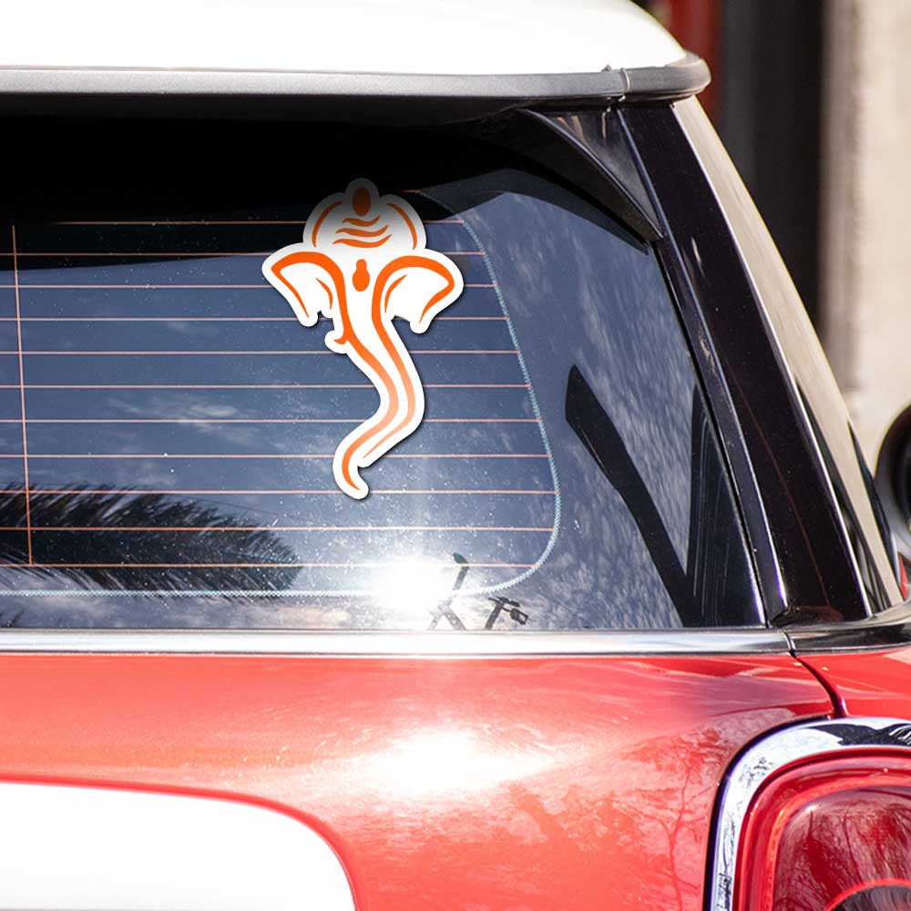 Lord Ganesha Bumper Sticker - Image 3