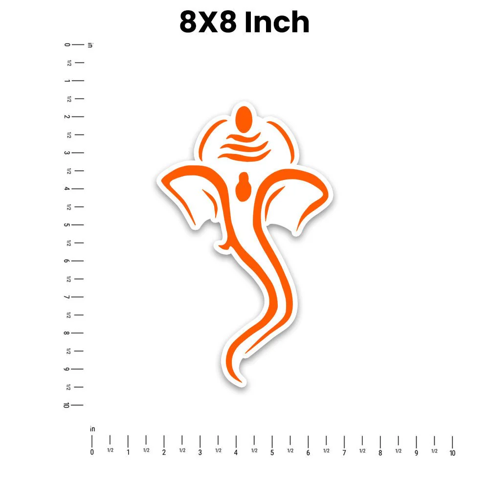 Lord Ganesha Bumper Sticker - Image 4