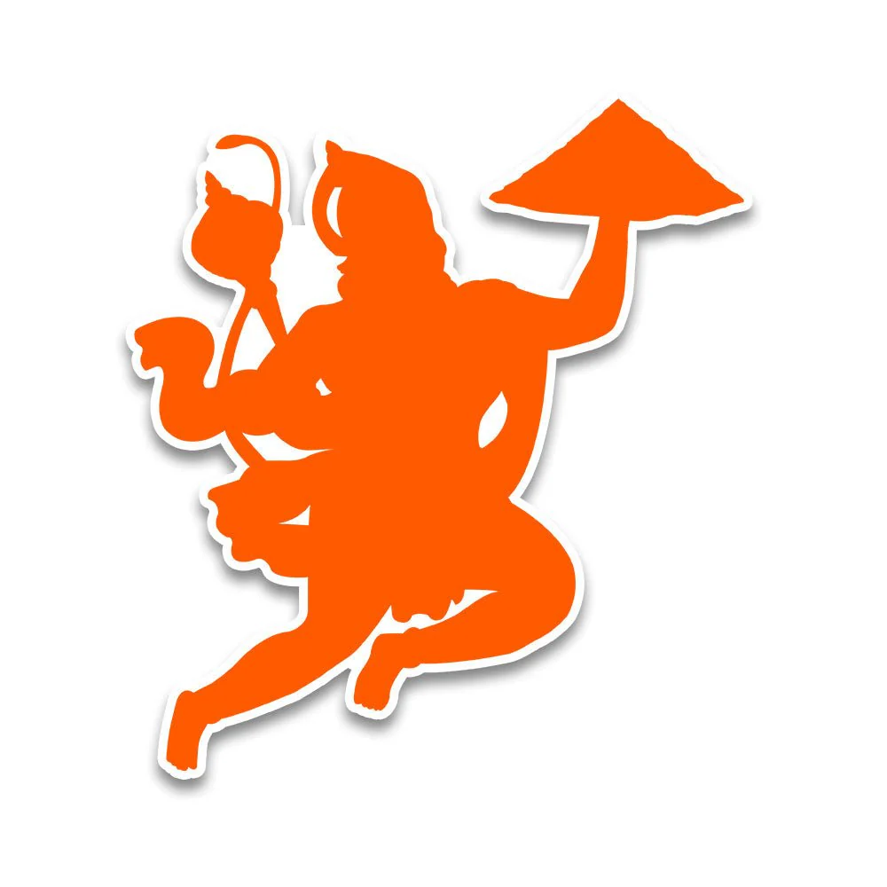Lord Hanuman Bumper Sticker - Image 2