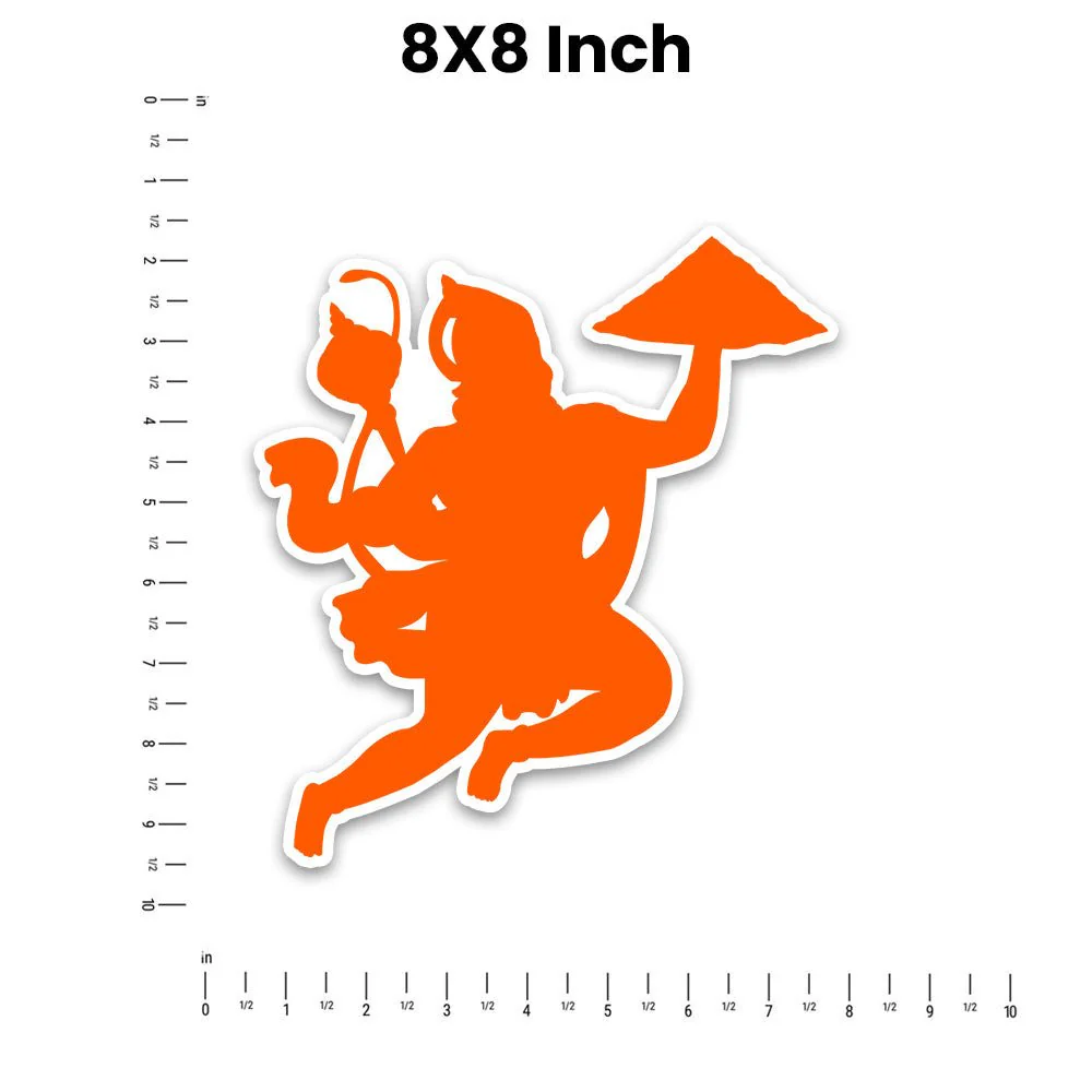 Lord Hanuman Bumper Sticker - Image 4