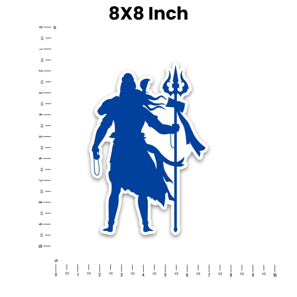 Lord Shiva 2.0 Bumper Sticker - Image 4