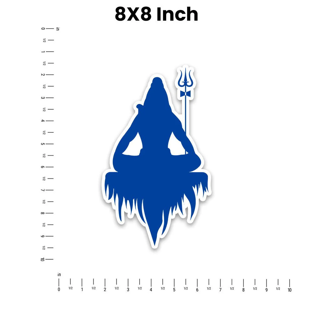 Lord Shiva 3.0 Bumper Sticker - Image 4