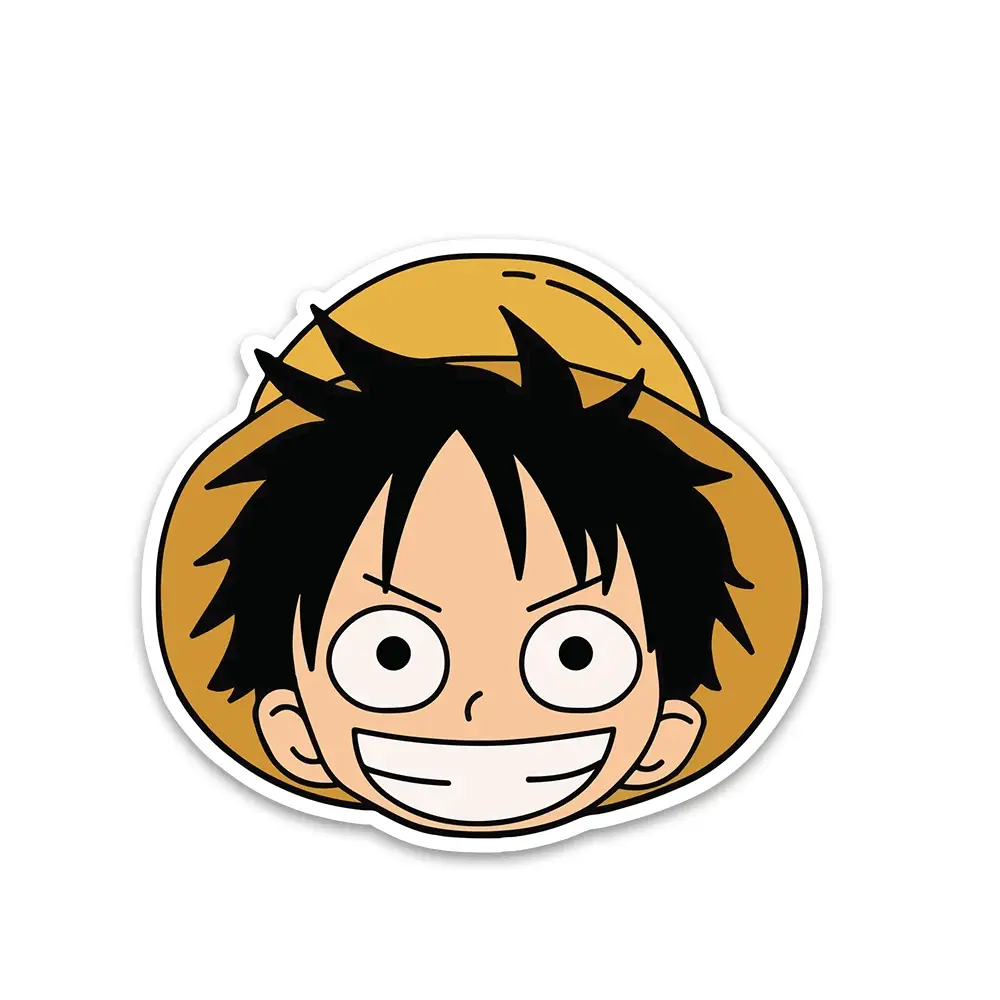 Luffy Face Bumper Sticker
