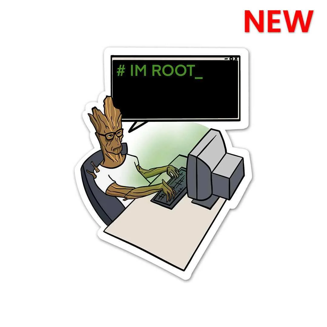 I AM gROOT Sticker - Image 2