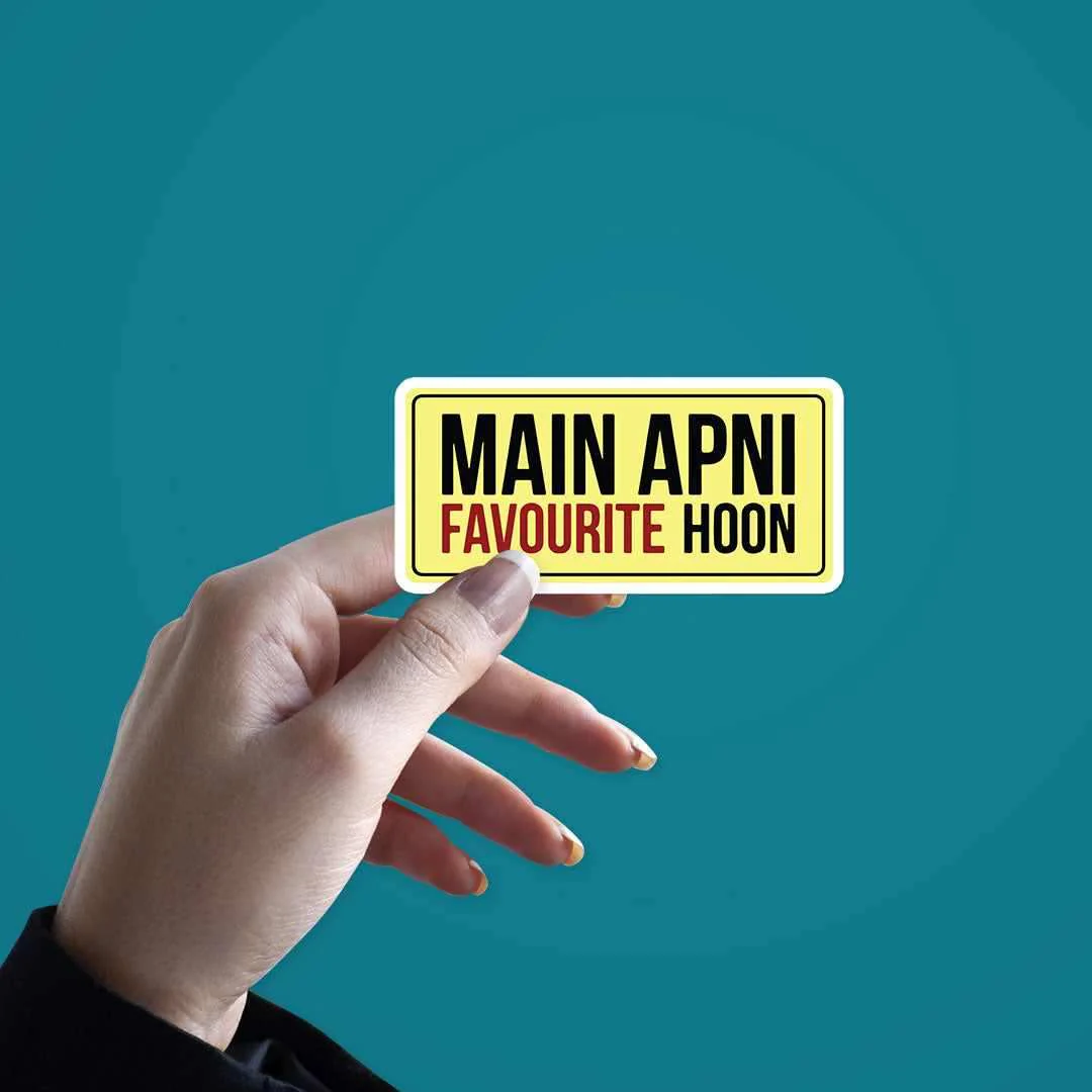 Main Apni Favourite Hoon Sticker - Image 4
