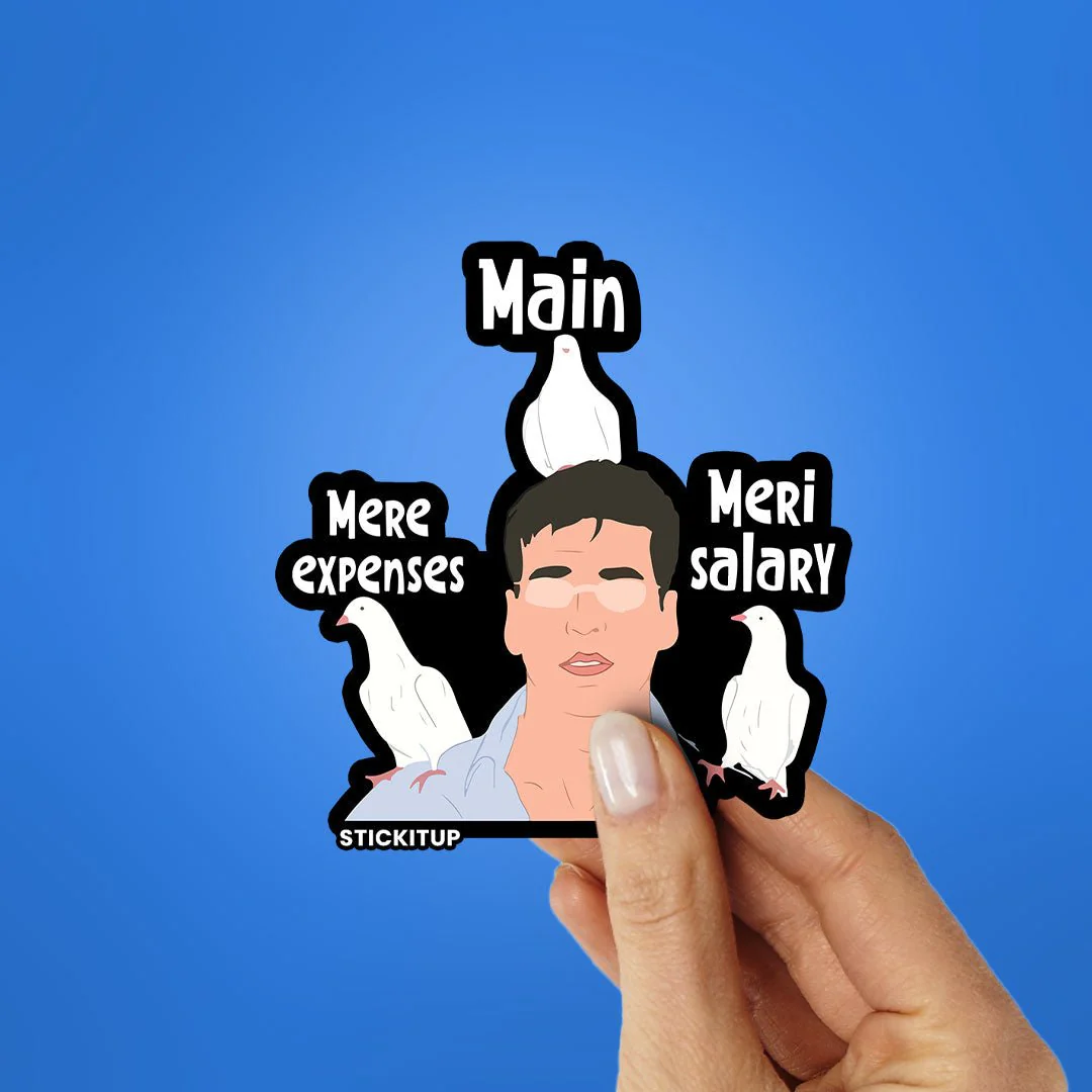 Main Mere Expenses Meri Salary Sticker - Image 2