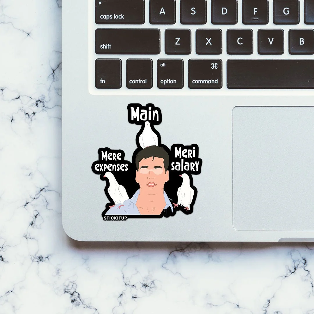 Main Mere Expenses Meri Salary Sticker - Image 4