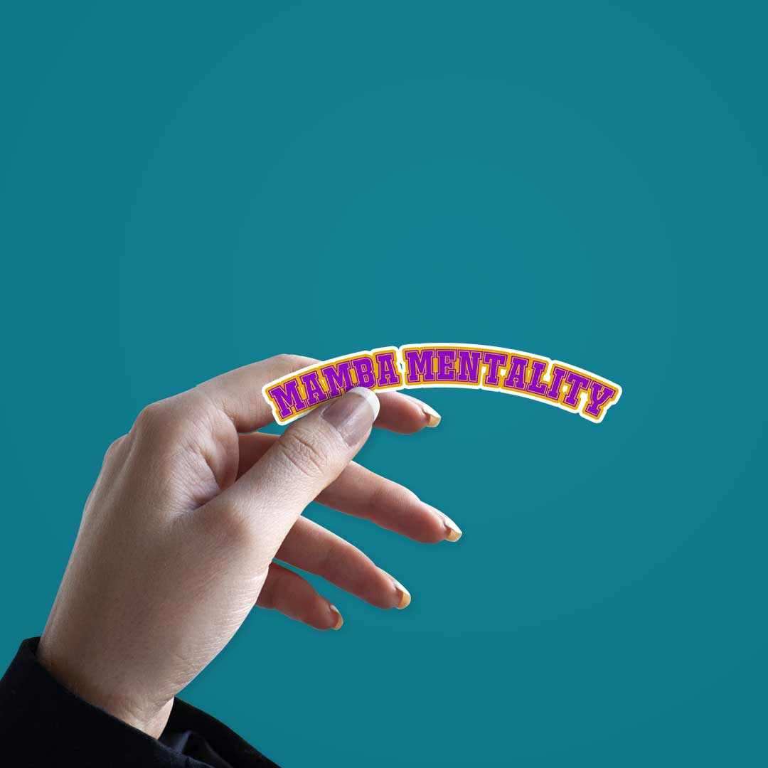 Mamba Mentality sticker - Image 2