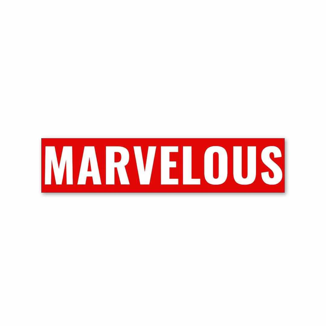 Marvelous Sticker