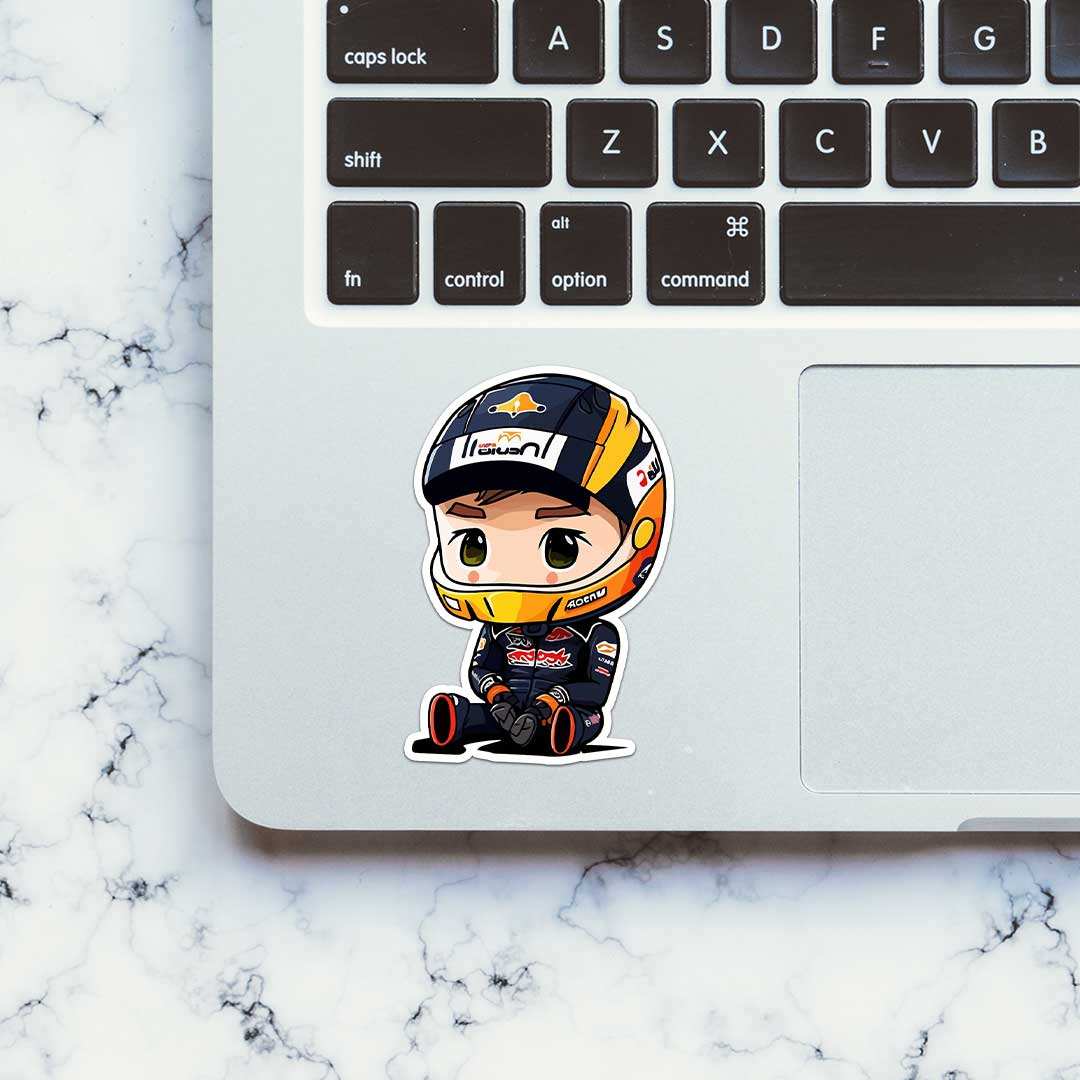 Max Verstappen Chibi Sticker - Image 4