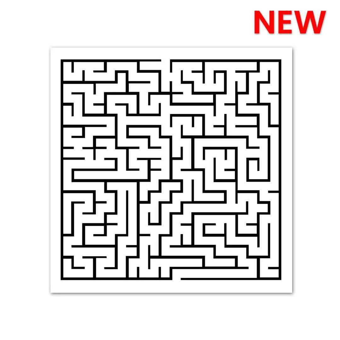 Maze Sticker