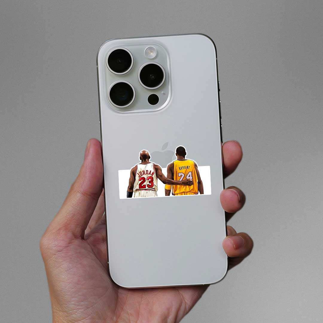 Michael Jordan & Kobe Bryant Sticker - Image 3