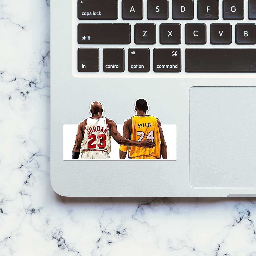 Michael Jordan & Kobe Bryant Sticker - Image 4