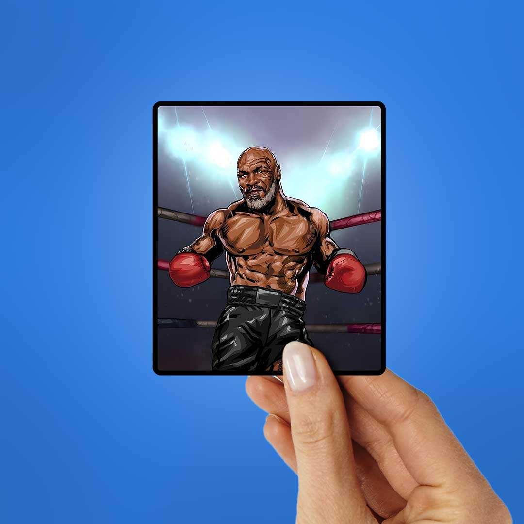 Mike Tyson Sticker - Image 2