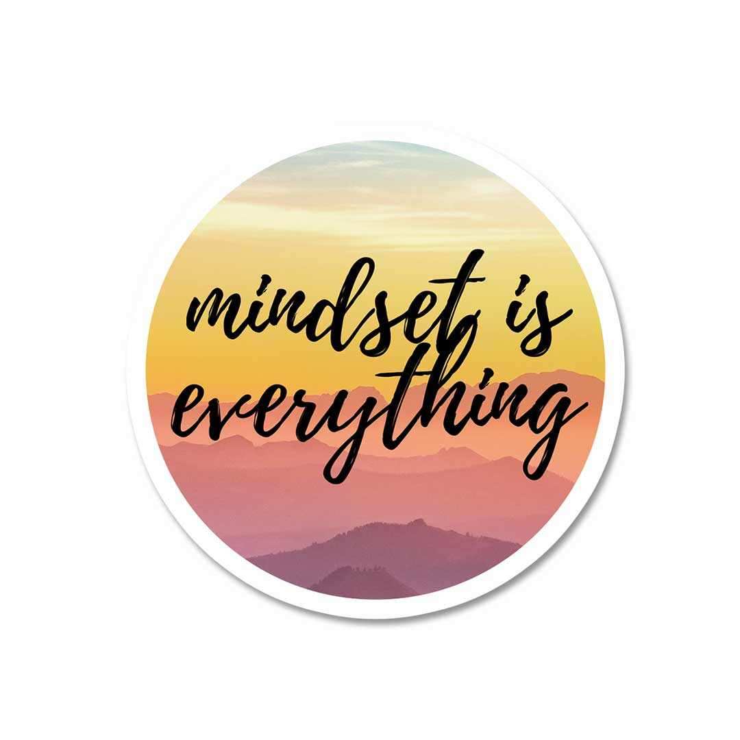 Mindset is everything Sticker - Image 2