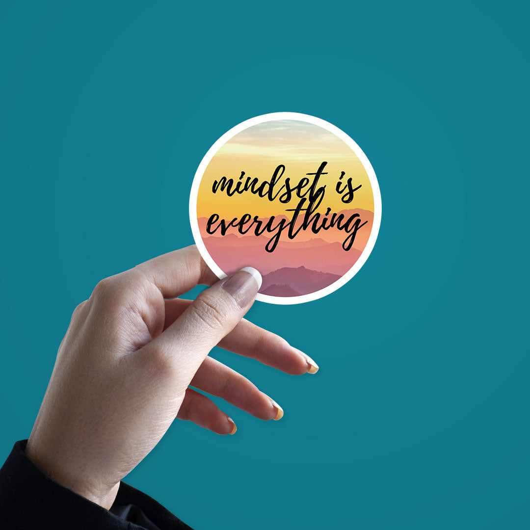 Mindset is everything Sticker - Image 3
