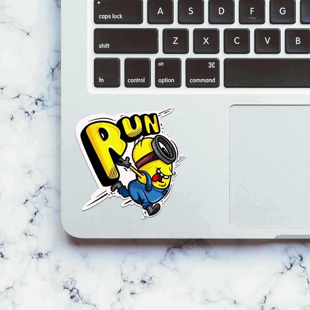 RUN!!! Sticker - Image 4