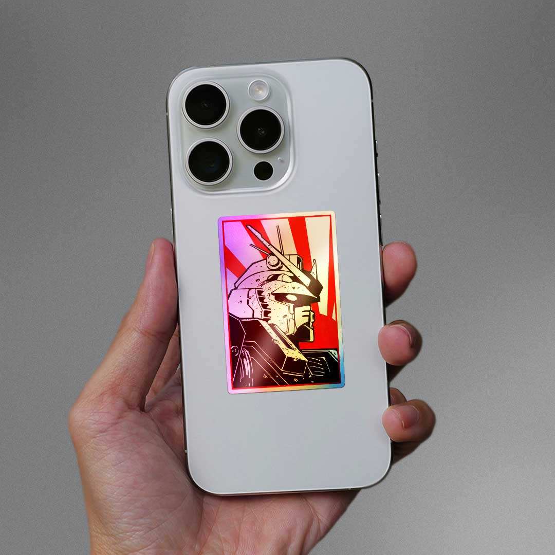 Mobile Suit Rx 78 Holographic Sticker - Image 4