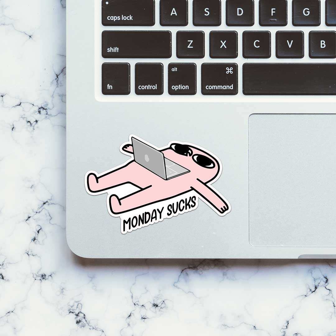 Monday Sucks Sticker - Image 4