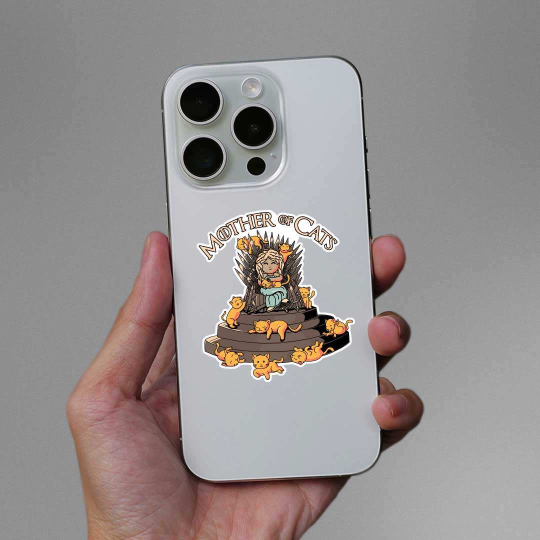 Mother Of Cats Sticker - Image 3
