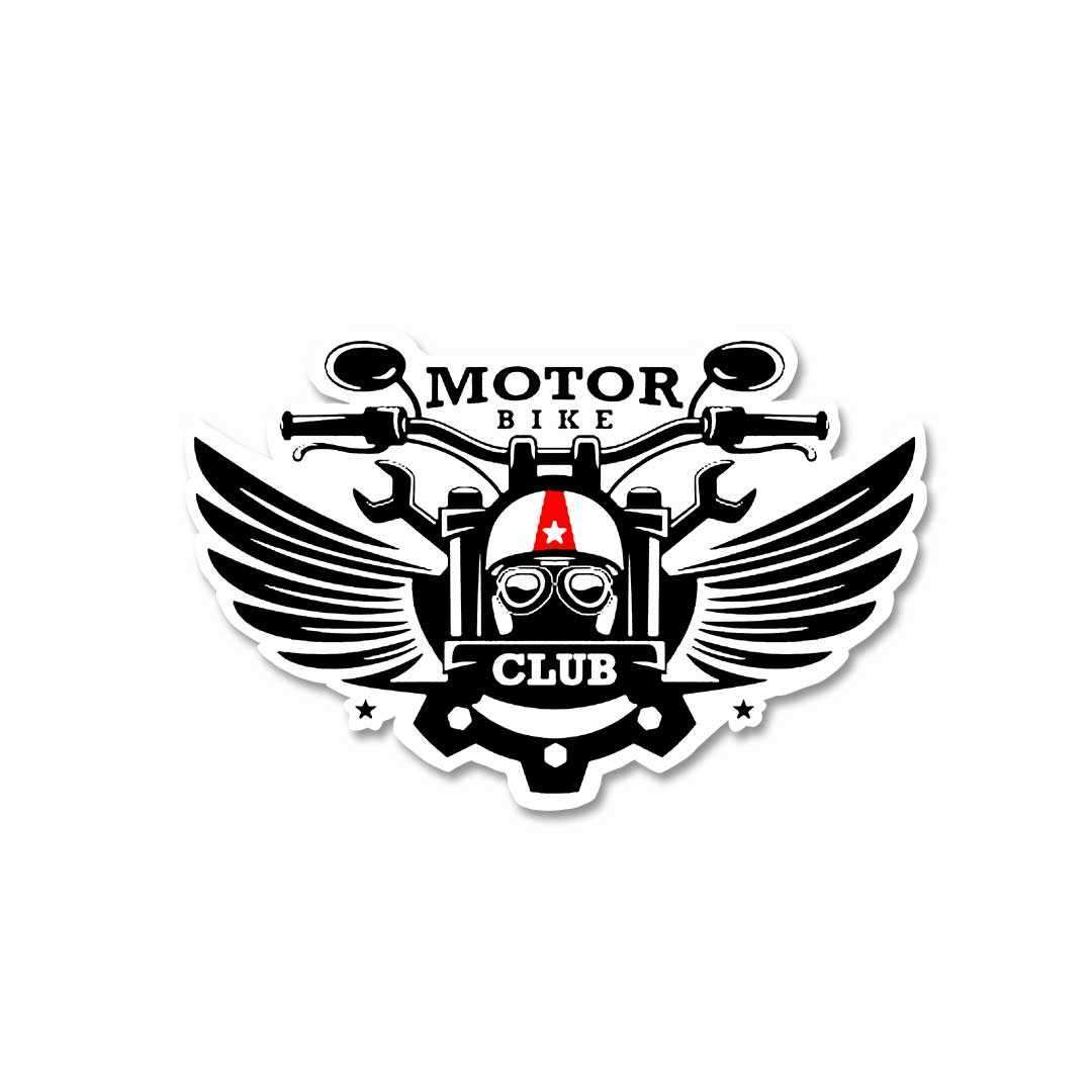 Motor bike club Sticker - Image 2