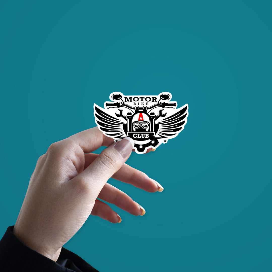 Motor bike club Sticker - Image 3
