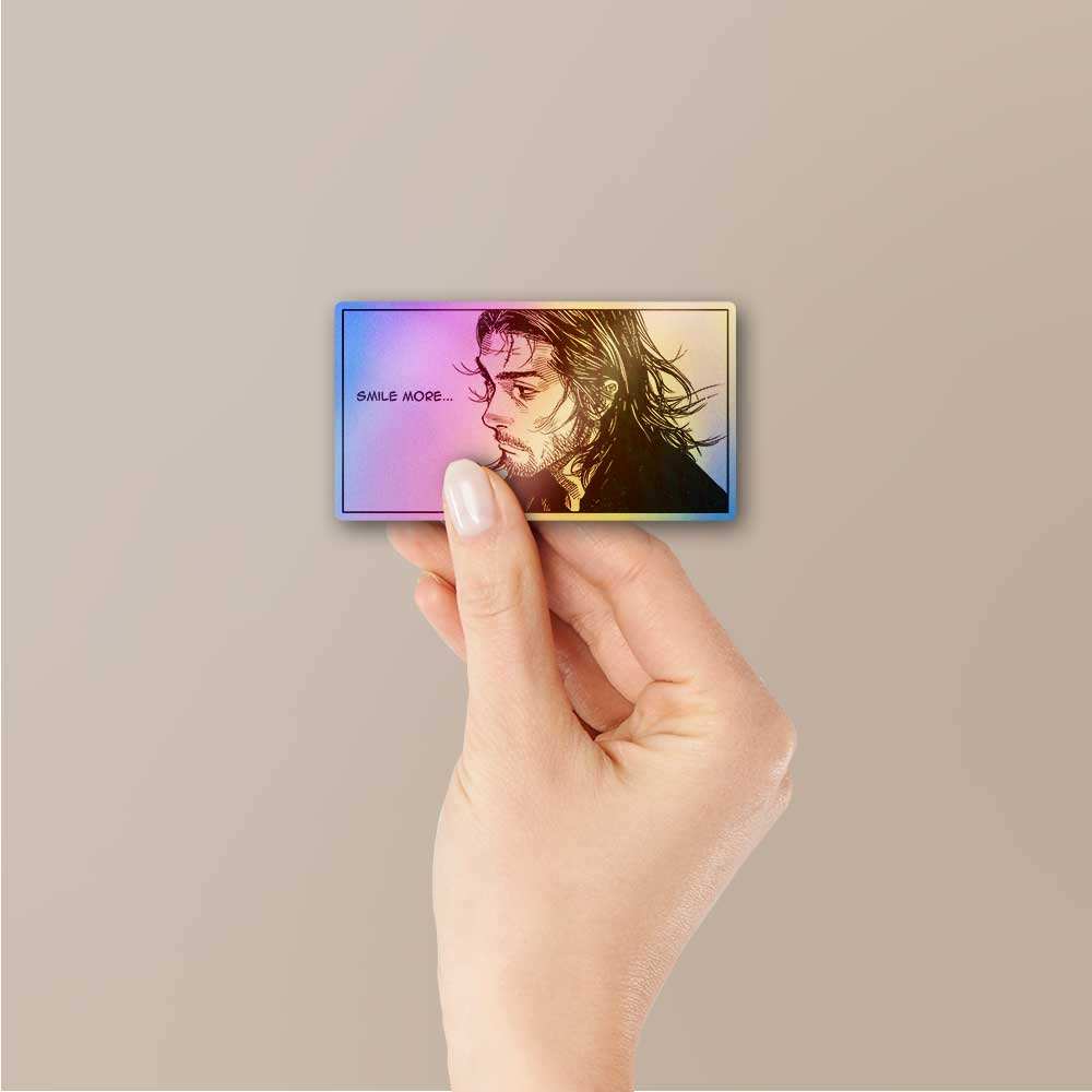 Musashi Miyamoto Holographic Sticker - Image 2
