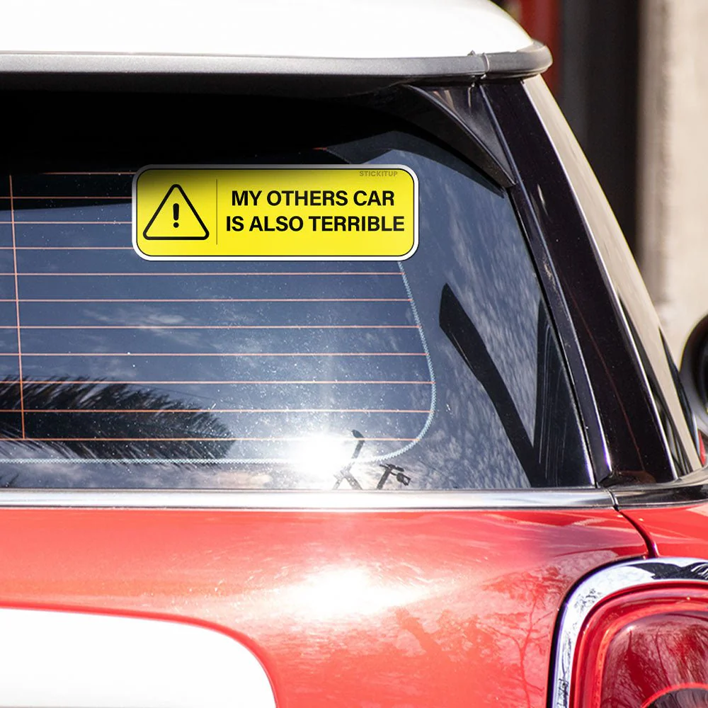 my car Bumper Sticker - Image 3