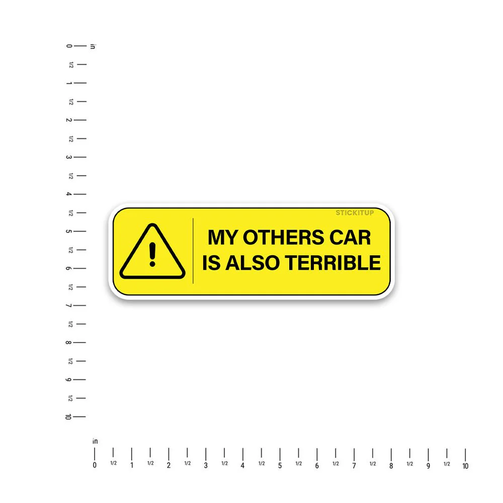 my car Bumper Sticker - Image 4