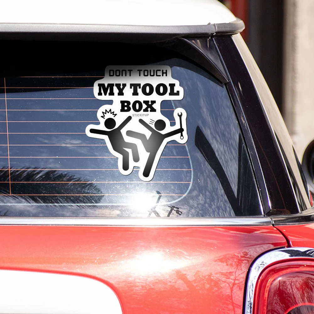 My tool Box Bumper Sticker - Image 3