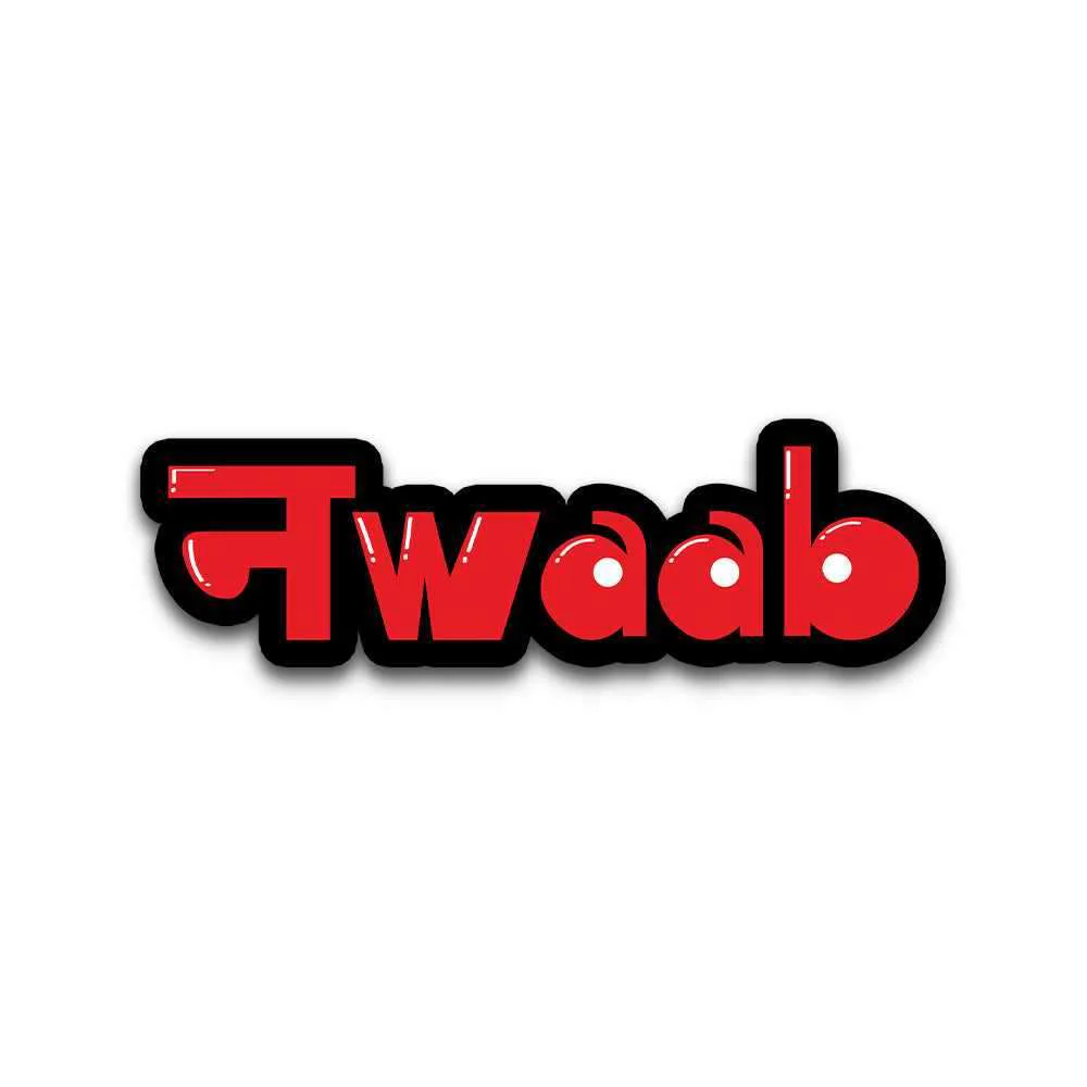 Nawaab Bumper Sticker - Image 2
