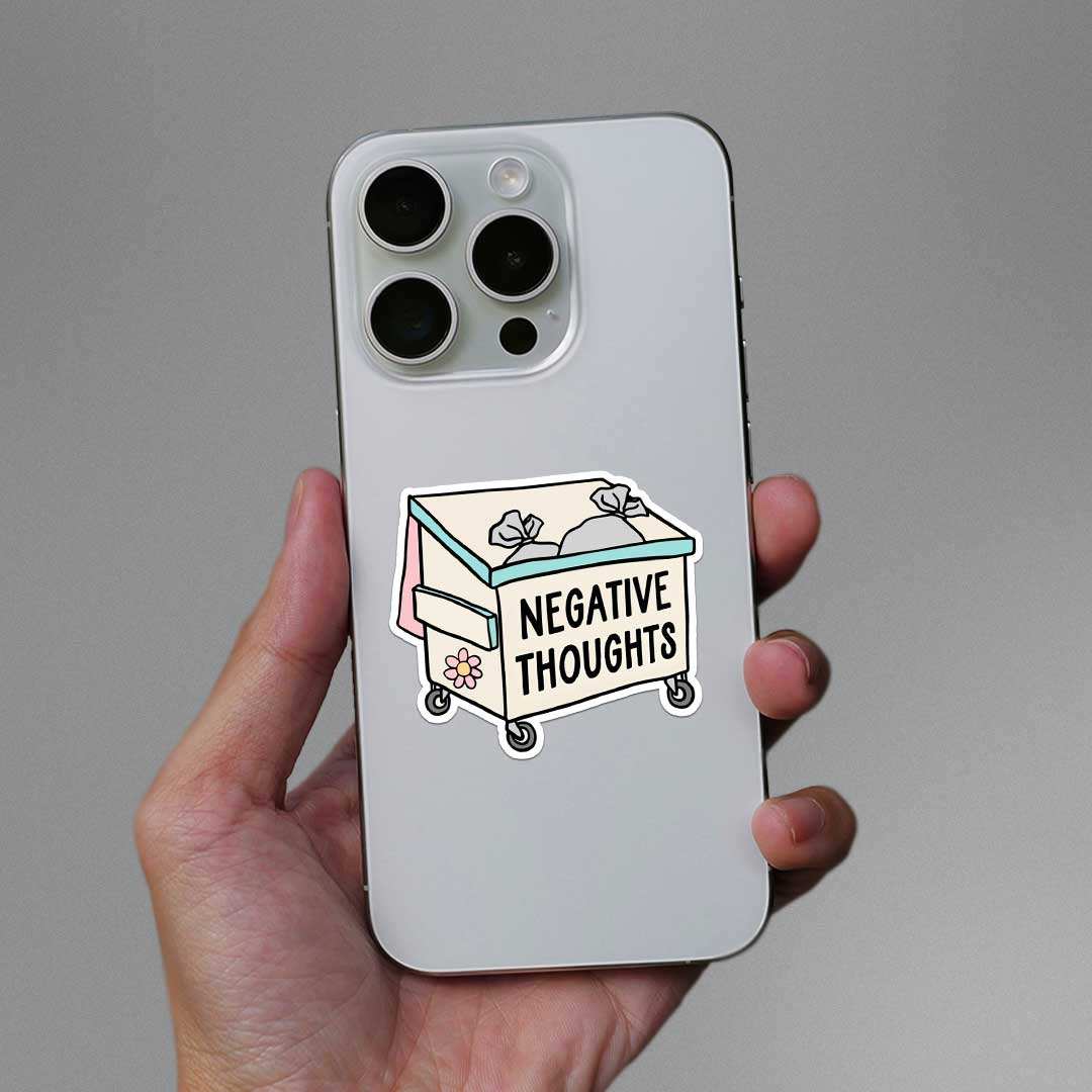 Negative Thoughts Sticker - Image 3
