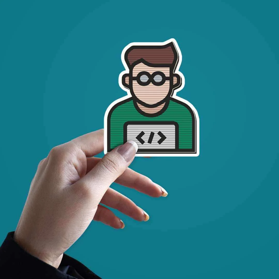 Nerd Alert Sticker - Image 2